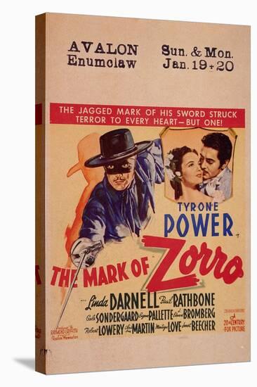 The Mark of Zorro, 1940-null-Stretched Canvas