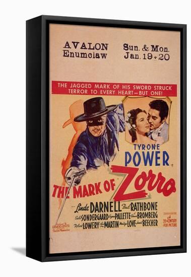 The Mark of Zorro, 1940-null-Framed Stretched Canvas