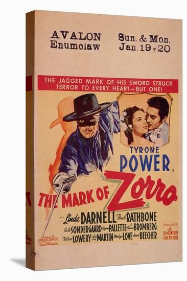 The Mark of Zorro, 1940-null-Stretched Canvas