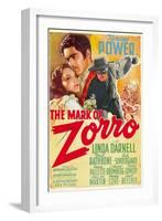 The Mark of Zorro (aka La Marca Del Zorro)-null-Framed Art Print