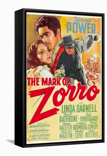 The Mark of Zorro (aka La Marca Del Zorro)-null-Framed Stretched Canvas