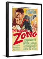 The Mark of Zorro (aka La Marca Del Zorro)-null-Framed Art Print