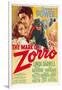 The Mark of Zorro (aka La Marca Del Zorro)-null-Framed Art Print