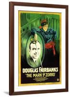 The Mark of Zorro Movie Douglas Fairbanks-null-Framed Art Print