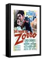 The Mark of Zorro - Movie Poster Reproduction-null-Framed Stretched Canvas