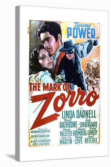 The Mark of Zorro - Movie Poster Reproduction-null-Stretched Canvas