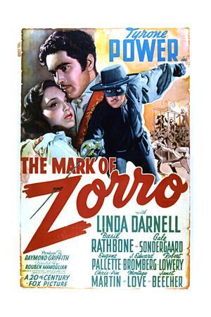 ZORRO the man with the WHIP vintage FRENCH MOVIE POSTER adventure 24X36 HOT 
