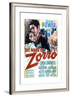 The Mark of Zorro - Movie Poster Reproduction-null-Framed Art Print