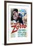 The Mark of Zorro - Movie Poster Reproduction-null-Framed Art Print