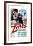 The Mark of Zorro - Movie Poster Reproduction-null-Framed Art Print