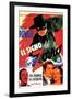 The Mark of Zorro, Spanish Movie Poster, 1940-null-Framed Art Print