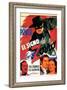 The Mark of Zorro, Spanish Movie Poster, 1940-null-Framed Art Print
