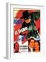 The Mark of Zorro, Spanish Movie Poster, 1940-null-Framed Art Print