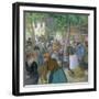 The Market, 1885-Camille Pissarro-Framed Giclee Print