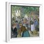 The Market, 1885-Camille Pissarro-Framed Giclee Print