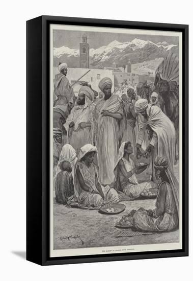 The Market at Amsmiz, South Morocco-Richard Caton Woodville II-Framed Stretched Canvas