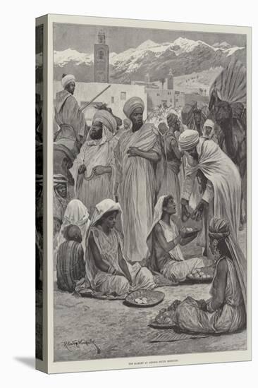 The Market at Amsmiz, South Morocco-Richard Caton Woodville II-Stretched Canvas