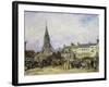 The Market at Sainte-Catherine, Honfleur-Johan-Barthold Jongkind-Framed Giclee Print