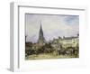 The Market at Sainte-Catherine, Honfleur-Johan-Barthold Jongkind-Framed Giclee Print