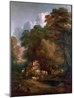 The Market Cart, 1786-Thomas Gainsborough-Mounted Giclee Print