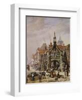 The Market Cross, Salisbury-Louise J. Rayner-Framed Giclee Print