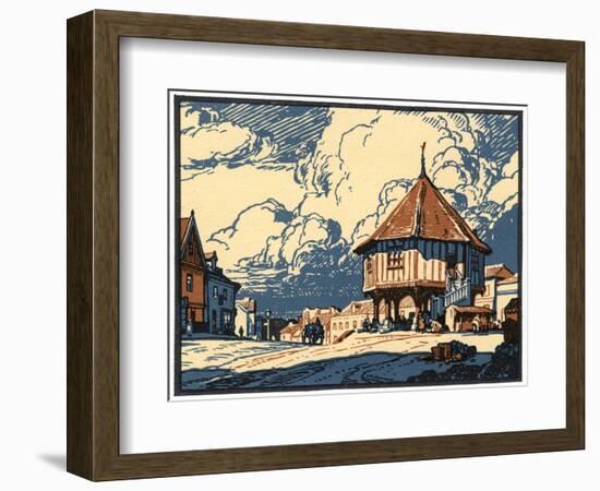 The Market Cross, Wymondham, Norfolk, Early 20th Century-Leonard Russell Squirrell-Framed Giclee Print