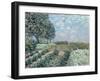 The Market Gardens, 1874-Alfred Sisley-Framed Giclee Print