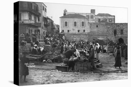 The Market, Haifa, Palestine, C1920S-C1930S-null-Stretched Canvas