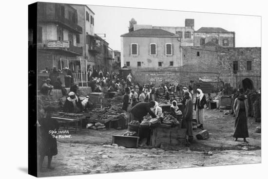 The Market, Haifa, Palestine, C1920S-C1930S-null-Stretched Canvas