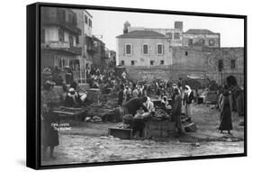 The Market, Haifa, Palestine, C1920S-C1930S-null-Framed Stretched Canvas