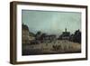 The Market in Dresden-Canaletto-Framed Giclee Print