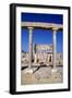 The Market, Leptis Magna, Libya, C3rd Century Ad. Pillars in the Ancient Roman City-Vivienne Sharp-Framed Photographic Print