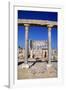 The Market, Leptis Magna, Libya, C3rd Century Ad. Pillars in the Ancient Roman City-Vivienne Sharp-Framed Photographic Print