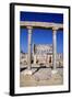 The Market, Leptis Magna, Libya, C3rd Century Ad. Pillars in the Ancient Roman City-Vivienne Sharp-Framed Photographic Print