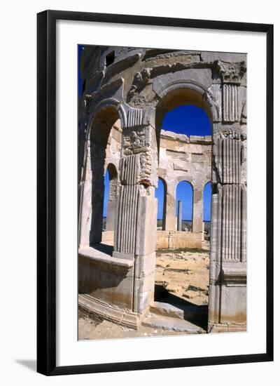 The Market, Leptis Magna, Libya, C3rd Century Ad-Vivienne Sharp-Framed Photographic Print