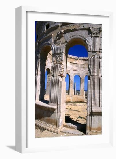 The Market, Leptis Magna, Libya, C3rd Century Ad-Vivienne Sharp-Framed Photographic Print