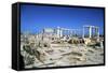 The Market, Leptis Magna, Libya-Vivienne Sharp-Framed Stretched Canvas