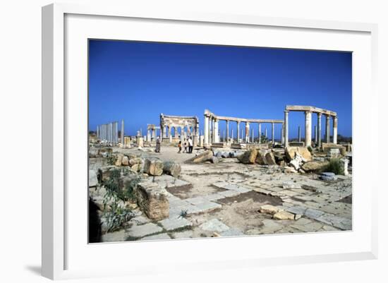 The Market, Leptis Magna, Libya-Vivienne Sharp-Framed Photographic Print