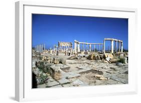 The Market, Leptis Magna, Libya-Vivienne Sharp-Framed Photographic Print