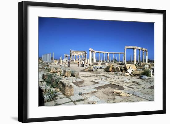 The Market, Leptis Magna, Libya-Vivienne Sharp-Framed Photographic Print