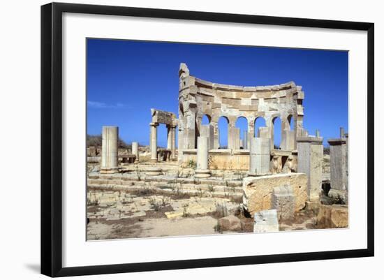 The Market, Leptis Magna, Libya-Vivienne Sharp-Framed Photographic Print