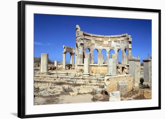 The Market, Leptis Magna, Libya-Vivienne Sharp-Framed Photographic Print