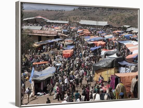 The Market of Lalibela, Amhara Region, Ethiopia, Africa-Angelo Cavalli-Framed Photographic Print