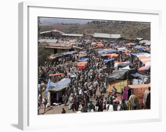 The Market of Lalibela, Amhara Region, Ethiopia, Africa-Angelo Cavalli-Framed Photographic Print