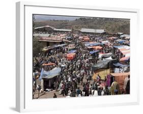 The Market of Lalibela, Amhara Region, Ethiopia, Africa-Angelo Cavalli-Framed Photographic Print