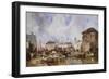 The Market on the Quay, Bruges-Samuel Austin-Framed Giclee Print