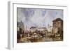 The Market on the Quay, Bruges-Samuel Austin-Framed Giclee Print