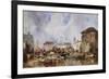 The Market on the Quay, Bruges-Samuel Austin-Framed Giclee Print