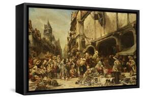 The Market Place, 1862-Leon Bakst-Framed Stretched Canvas