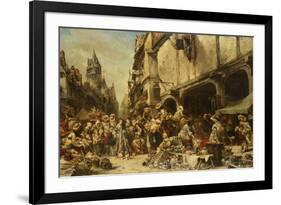 The Market Place, 1862-Leon Bakst-Framed Giclee Print